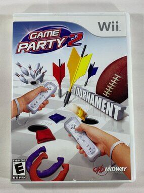 Game Party 2 For Nintendo Wii 11 Games With Case and Manual Rated E Tested